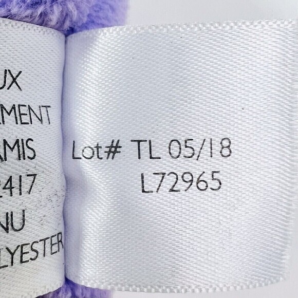 Animal Adventure Purple Owl Bird Plush Floppy Stuffed Animal Toy Pillow 15” 2018 - Picture 11 of 12